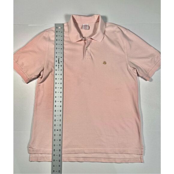 Brooks Brothers Golden Fleece Stretch Supima Performance Polo Pink Size Large - Picture 4 of 10